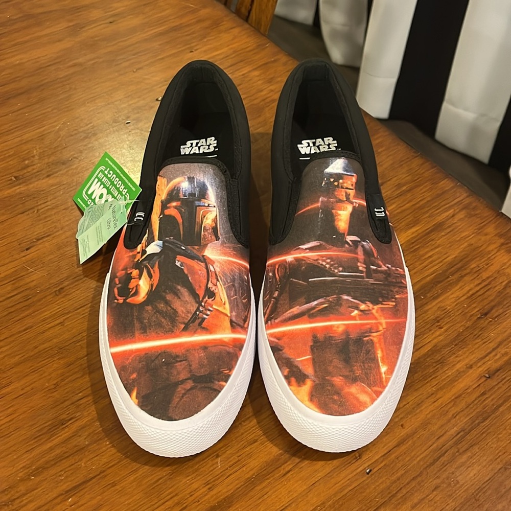 DC Shoes x Star Wars SW Manual Slip On Shoes Sneakers Din Djarin IG-11 Mens 12